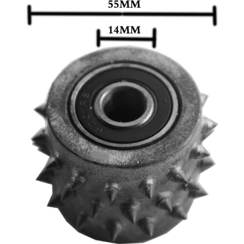 Abrasive Tools Solo Bush Hammer Wheel Diameter 55mm Wide 40mm Grinding Litchi Surface Improve efficieny Coarse Fine be Adjusted