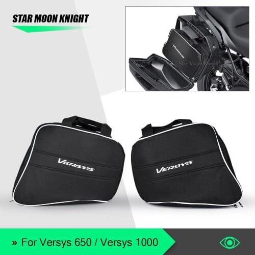 Motorcycle Accessories Saddle Bag Luggage Liner Saddlebag For Kawasaki Versys 650 Versys 1000 Versys650 Versys1000 2015-2021