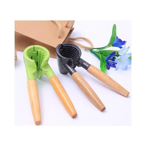 Aluminum Alloy Walnut Clamp Home Multi-functional Walnut Clamp Funnel Nut Clamp Tools Kitchen Gadget with Handle