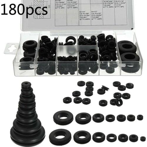 Assortment Rubber Gaskets Taps Hoses Replacement Protection Supplies 180pcs