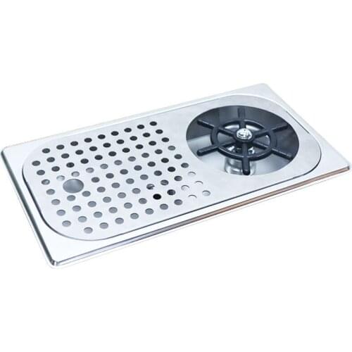 AT69 -Glass Rinser Diameter 201 Stainless Steel Rinser for Beer Milk Tea Cup Washer Cleaner Glass Rinser for Hotel Bar