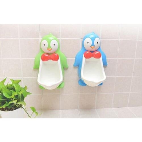 Large Cartoon penguin baby potty wall-hung kids toilet portable potty training toilet boys pee trainer child urinal Potty #106