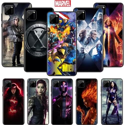 Marvel Superhero X-men For OPPO Realme 2 3 3i 5 5S 5i 6 6S 6i 7 7i Narzo 10 20 Pro Global Silicone Soft TPU Black Phone Case