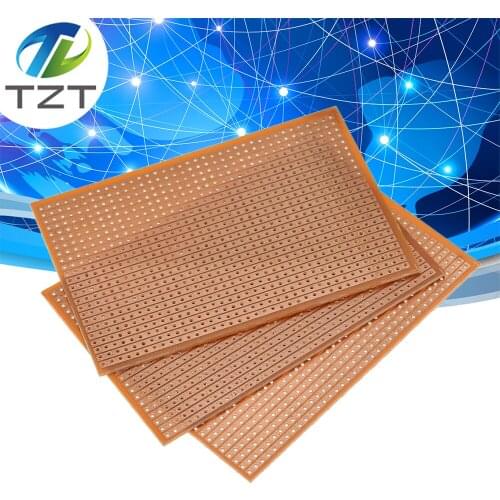 DIY 6.4x9.5 6.4*9.5CM Prototype Paper PCB Universal Experiment Matrix Circuit Board Single Row Continuous Hole 64x95mm