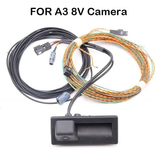 FOR Audi A3 8V Facelift MIB 2 MIB 1 UNIT 8V0 827 566 B 5Q0980556B Rear View Camera Trunk Handle with High Guidance Line