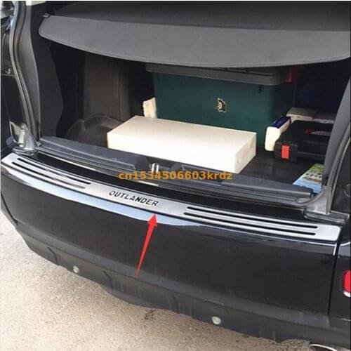 For Mitsubishi Outlander 2006 2007 2008 2009 2010 2011 2012 High quality stainless steel Rear bumper Protector Sill