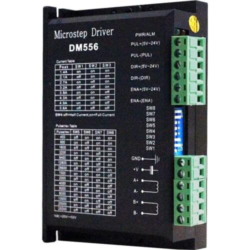 2-phase Digital Stepper Motor Driver DM556 256 Subdivision DM556 Replaces M542/2M54/TB6600