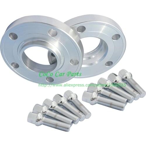 2pcs 25MM Hub Centric PCD 5x112-66.6 +10pcs 55MM Bolts Car Wheel Spacer For Benz