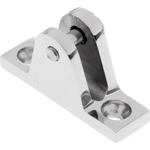 Boat Angled Deck Hinge Mount 316 Stainless Steel Heavy Duty Fitting Hardware