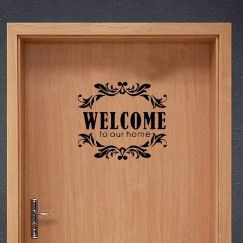 KUCADA Welcome Creative WC Toilet Sticker Bathroom Vinyl Art Home Decoration DIY Wall Sticker WP2486
