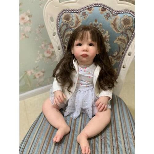 50cm Reborn Baby Reborn Baby Doll Kit Reborn Toys Reborn Doll Bebe Reborn Vinyl with Clothing New Born Baby Items