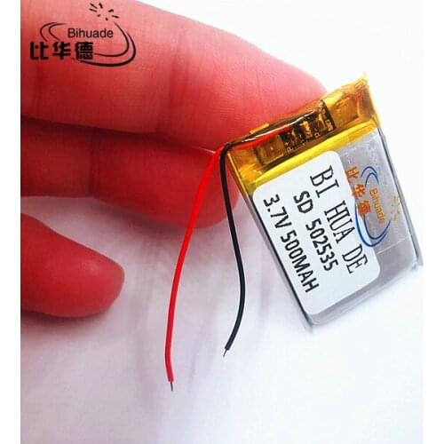 Li-Po 500MAH Polymer lithium battery 3.7 V, 502535 can be customized wholesale CE FCC ROHS MSDS quality certification