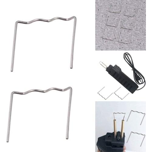 1000Pcs Hot Staple Repair Machine Plastic Welding Hot Stapler Auto Bumper Repair Pre Cut For All Cars Flat Angle Promotion