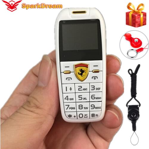 Mini Car Key Push Button Telephone 1.0" Hands Mobile Phone Magic Voice MP3 Bluetooth Dialer Cheap Straight Toys Car CellPhone