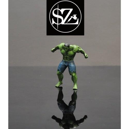 1/64 Scale Resin Die Casting Model Anime Character Invincible Green Giant Character Model Scene Layout Decoration Ornament Toy