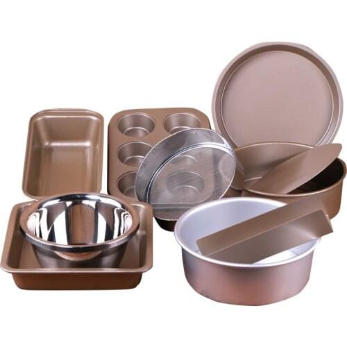 Baking Tool Set Live Bottom Cake Mold Household Pizza Muffin Oven Baking Kitchen Supplies Household Bread Baking Accessories Set