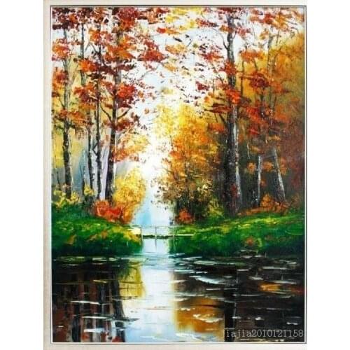 Details about Canvas Oil Painting 100% pure Handmade (20"*24") Excluding frame SHG83