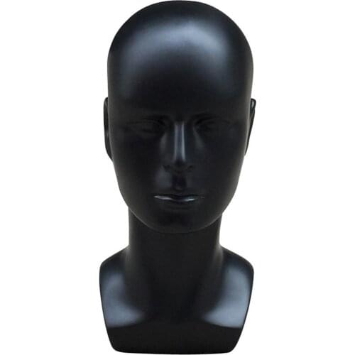 Plus Size Plastic Man Mannequin Head Model Mask Glasses Hat Wig Display Props Mannequin Head wig holder Stand