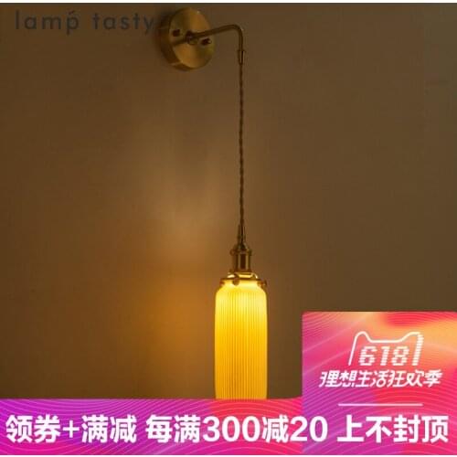 Modern simple colorful glass wall lamp E27 4 color led hanging lamp/droplight for dinning bar restaurant deco light fixture