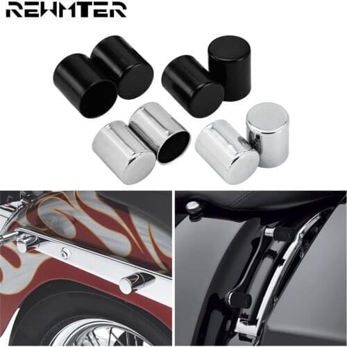 Motorcycle Docking Hardware Point Cover 4PCS For Harley Sportster XL 1200 Dyna Softail Touring Road King Electra Street Glide