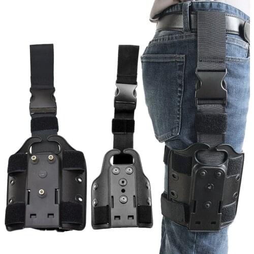 Tactical Safa Drop Leg Platform for Glock 17 19 Colt 1911 P226 USP Pistol Thigh Holster Paddle Adapter Hunting Gun Accessories