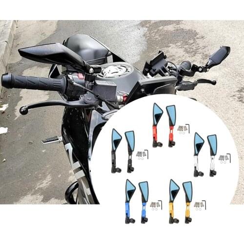Universal Motorcycle Convex Rear View Mirror Rear View Mirror Reflector Replace Fixing for Bicycle Scooter