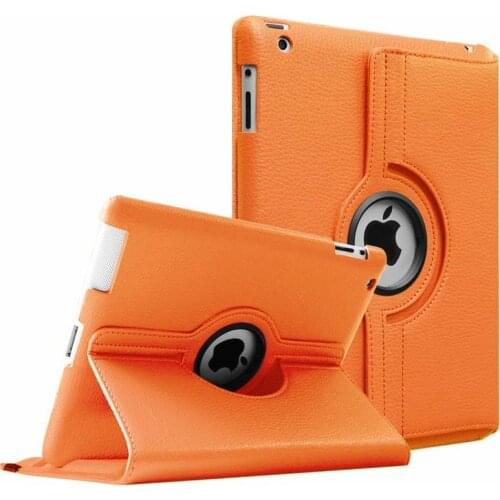 360 Degrees Rotating PU Leather Cover for iPad 2 3 4 Stand Holder Cases Smart Tablet For Apple iPad 2 3 4 Case A1396 A1416 A1403