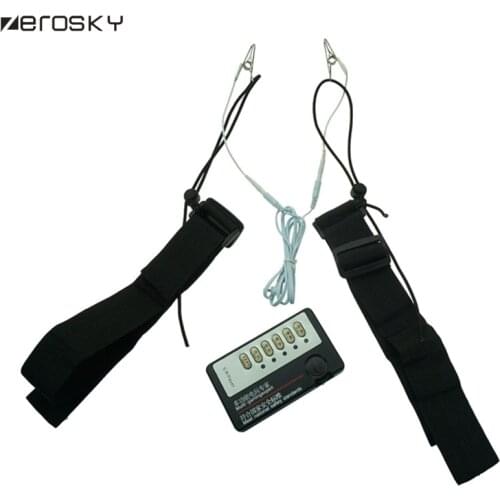 Zerosky Electric Shock Clips Nipple Labia Adult Games Sex Toys for Women Leg Cuff Bondage Massager Sex Toys for Couples