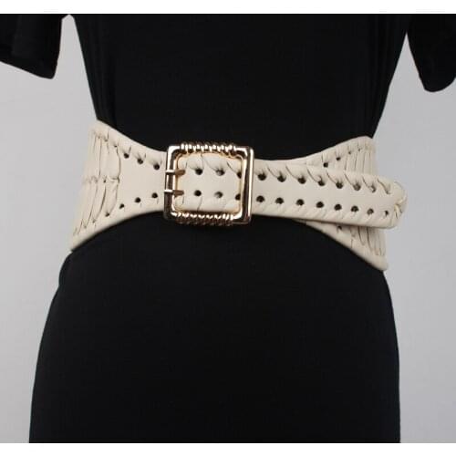 Ladies fashion star woven belt skirt style personality belt skirt decorative waist seal