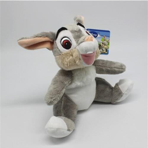 1piece 25cm Cartoon Little Deer Friend Thumper Rabbit Plush Stuffed animal Toy