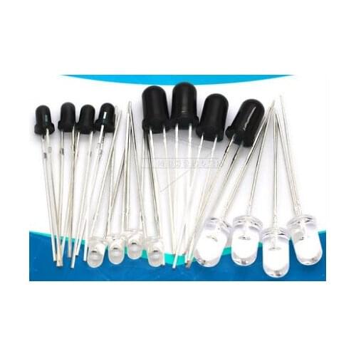 3mm 5mm 940nm LEDs Infrared Emitter and IR Receiver Diode Diodes