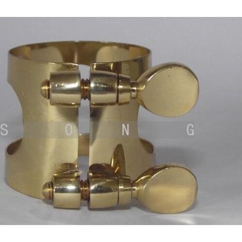 5 pcs Alto Eb Sax Metal ligatures Golden Sax parts