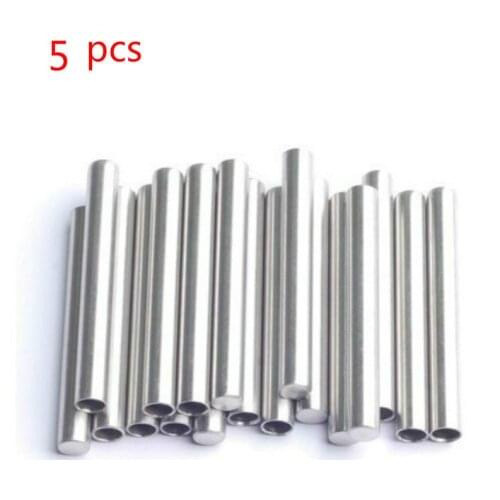 5 pieces OD 5mm ID 4mm S304 One End Round head Closed Stainless Steel Thermowell Thermocouple Protection pipe L85mm