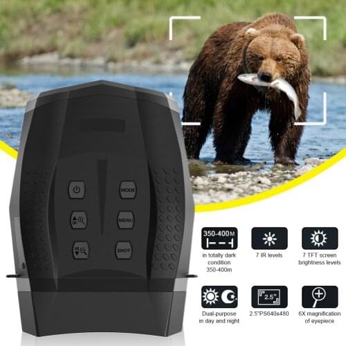 Telescope Night Vision Binoculars NV5100 Infrared Digital Hunting Telescope Camping Equipment Photography Video 350-400 Distance