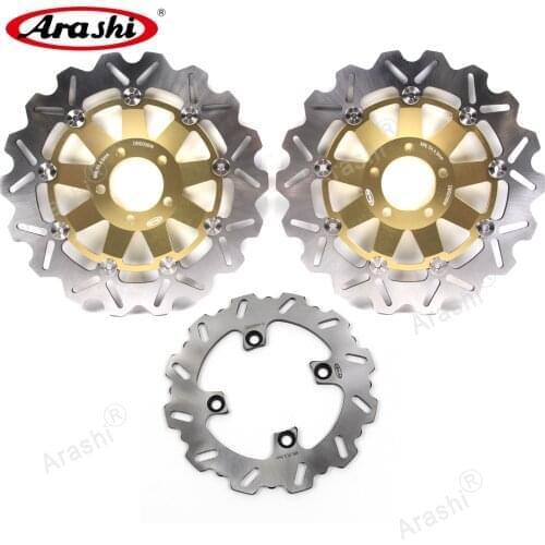 Arashi 1 Set For KAWASAKI ZX6R NINJA 600 1995 1996 1997 CNC Front Rear Brake Disc Disk Brake Rotors ZX-6R / ZZR600 / ZX12R
