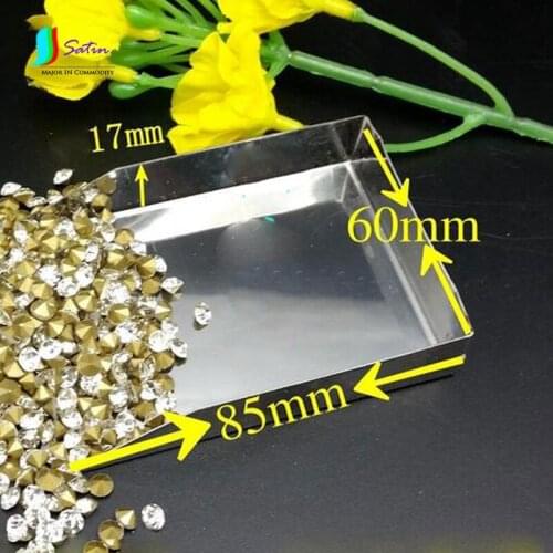 DIY Diamond Drawing Tools Decorative Accessory Drill Tool Tip Drill Stainless Steel Gem Shovel Silvery Size85mm*60mm*17mm S300P