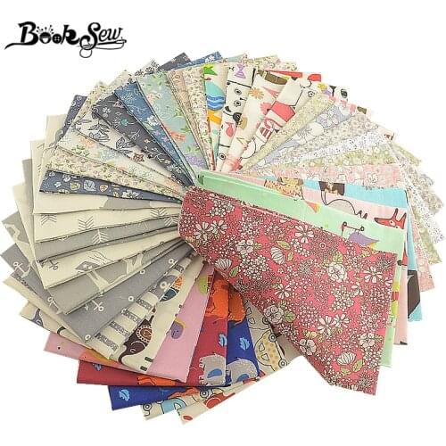 Booksew Cotton Fabric Floral Lovely Anime Designs Quilting Tecido Sewing Christmas Cloth Patchwork Craft Bedding Sewing Tissu
