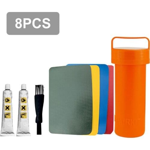 8PCS/Set Inflatable Boat Repair Kit PVC Material Adhesive Patches For Waterbed Air Mattress Swimming Ring Toy