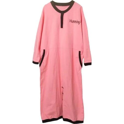 7011c-3 Summer Pajamas Women Pure Cotton Short-sleeved Summer Cute One-piece Pajamas Can Wear Outside Cotton Home Clothes