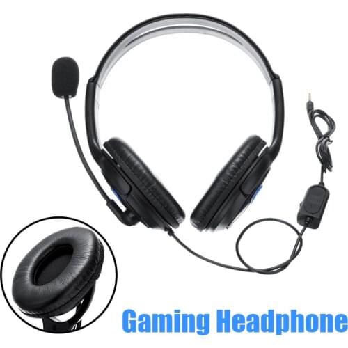 New Wired Gaming Stereo Headset Headphone Earphone With High Sensitivity Microphone Voice Control Fit For PS4 PlayStation 4