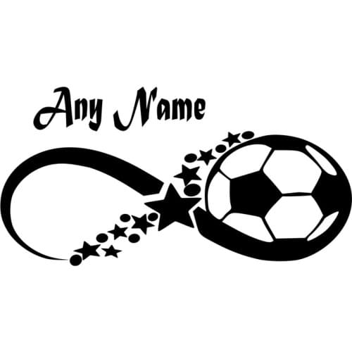 New arrived Children Bedroom Wall Decor Football Wall Decals Customized Name Home Decor Wall Stickers Living Room