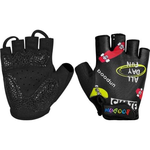 High Quality Kids Bike Gloves Half Finger Summer Elastic Antislip Skate Outdoor Sports MTB Cycling Gloves for Boys Girls