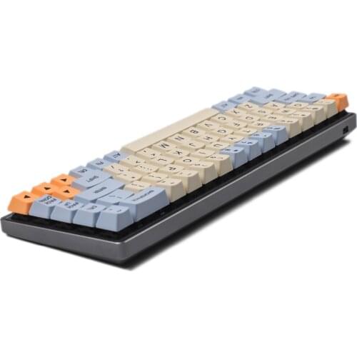 YMDK Fully Programmable 68 CNC Aluminum Case Plate PCB Stabilizers Mechanical Keyboard DIY Kit