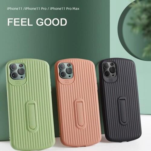 Mobile Phone Case Smartphone Cases With Stand Holder Anti-knock for iPhone 6 7 8 11 Plus XS Max XR Green Black