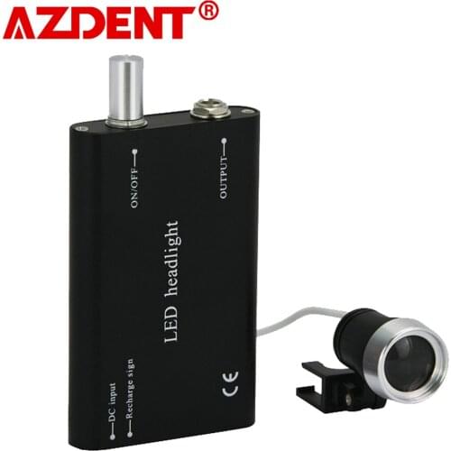 Dental magnifying glass accessories LED Dental Head Light Rechargeable for Dentist Surgery Loupes