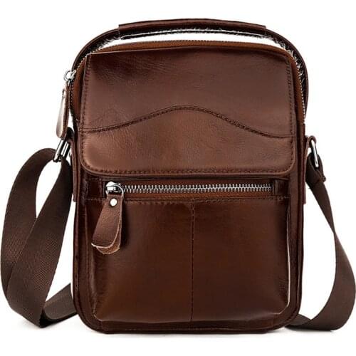 Men Shoulder Handbag Leather Crossbody Bags For Men Handbags Flapbag Man Handbag Genuine Leather Bag Messenger Bag For Ipad