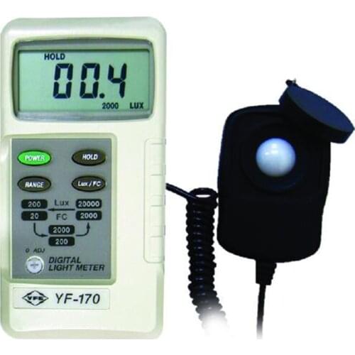 TENMARS YF-170 Light Meter,Range Switch ,Low Battery Indicator, Overload Indication ,Applicable Scene:Factories, Office Building