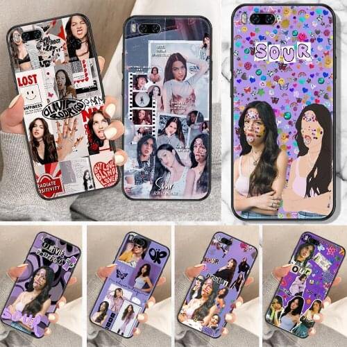 Olivia Rodrigo Phone Case For Xiaomi Mi Note 8 9 10 11 9T 10T A3 Lite Pro Ultra black soft back luxury bumper trend cell cover