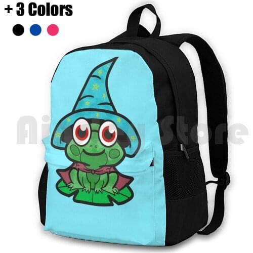 Magic Frog Wizard Outdoor Hiking Backpack Riding Climbing Sports Bag Magic Frog Magician Frog Magic Conjure Frogs Magical Funny