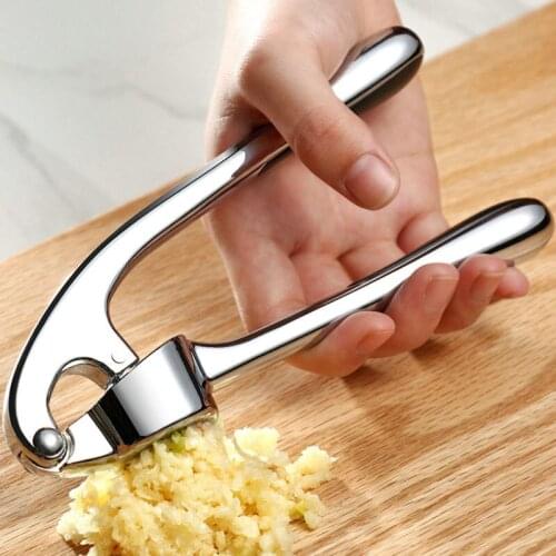 High quality manual garlic press hand mashed garlic maker kitchen garlic tools minced garlic mill zinc alloy garlic grater
